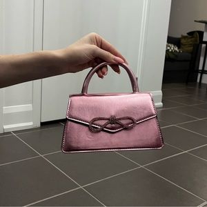Metallic Pink Micro Bag